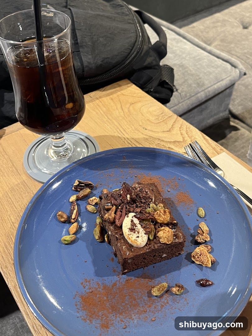Chocolate Brownie with Nuts and Pistachios