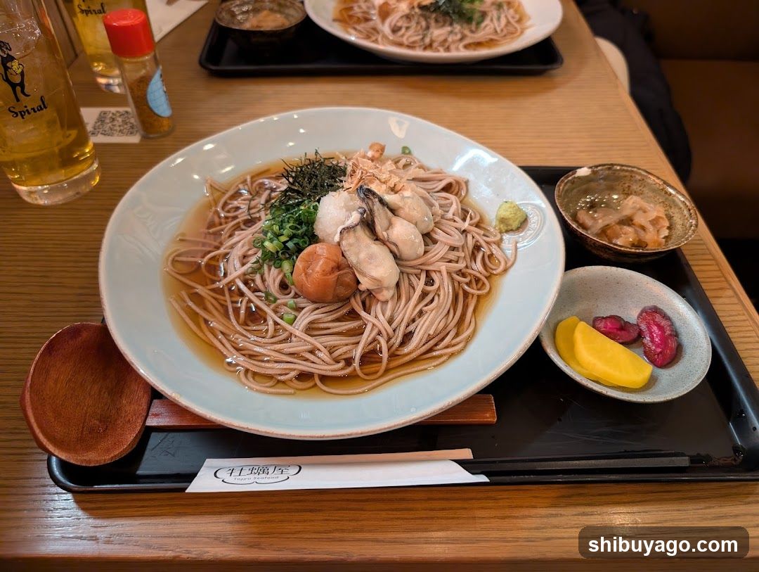 Soba Noodles with Oysters