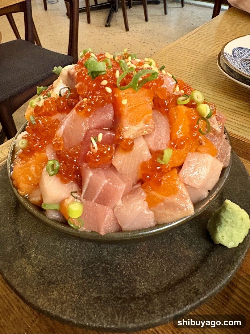 Sashimi Bowl with Caviar