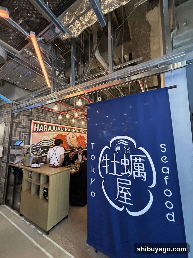 Harajaku Kaki-Ya Interior View
