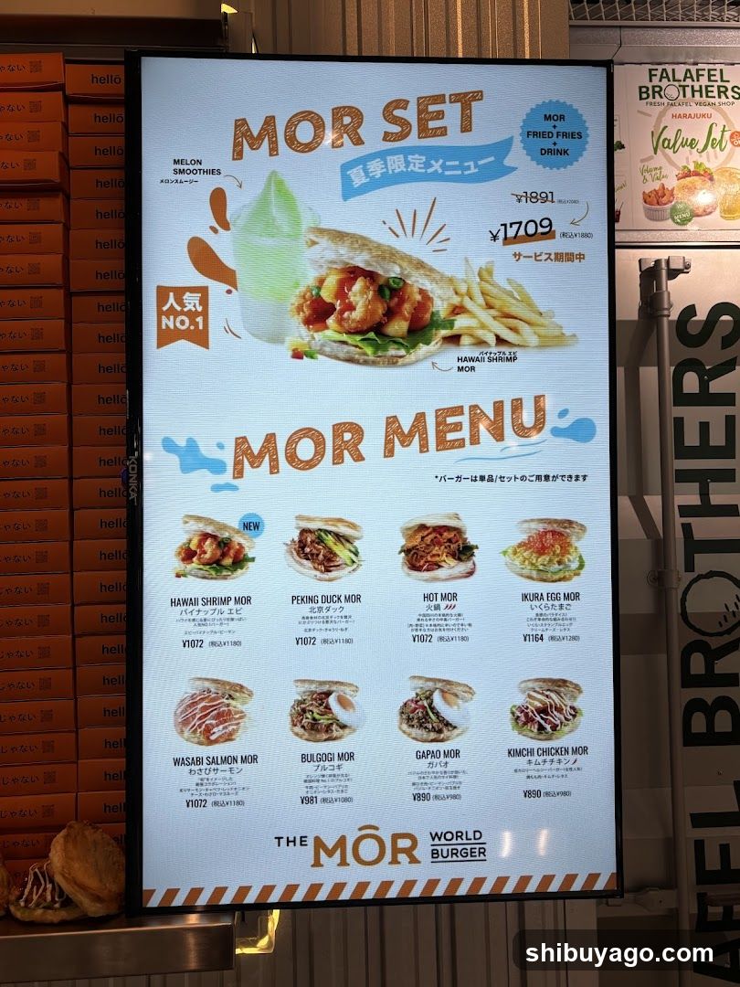 MOR Set & Menu Board