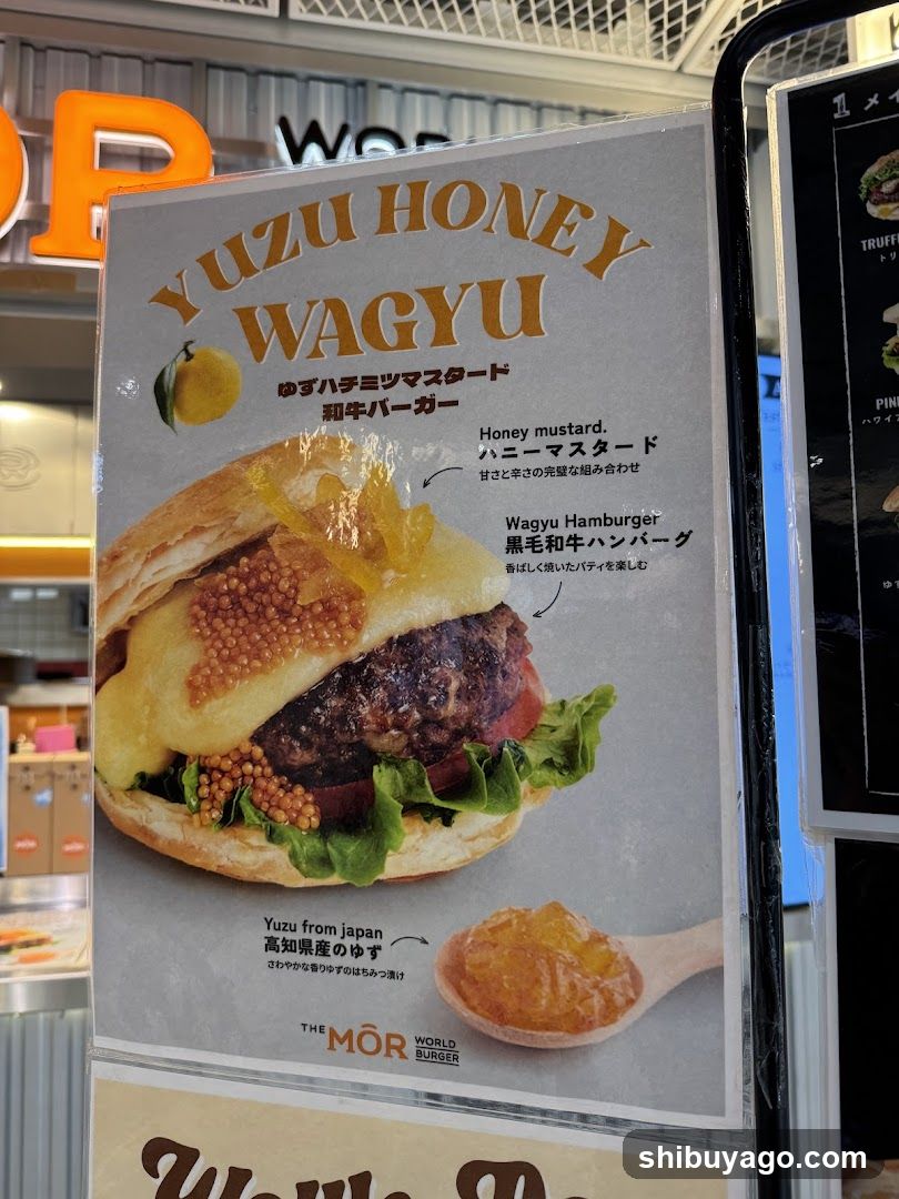 Yuzu Honey Wagu Burger Ad