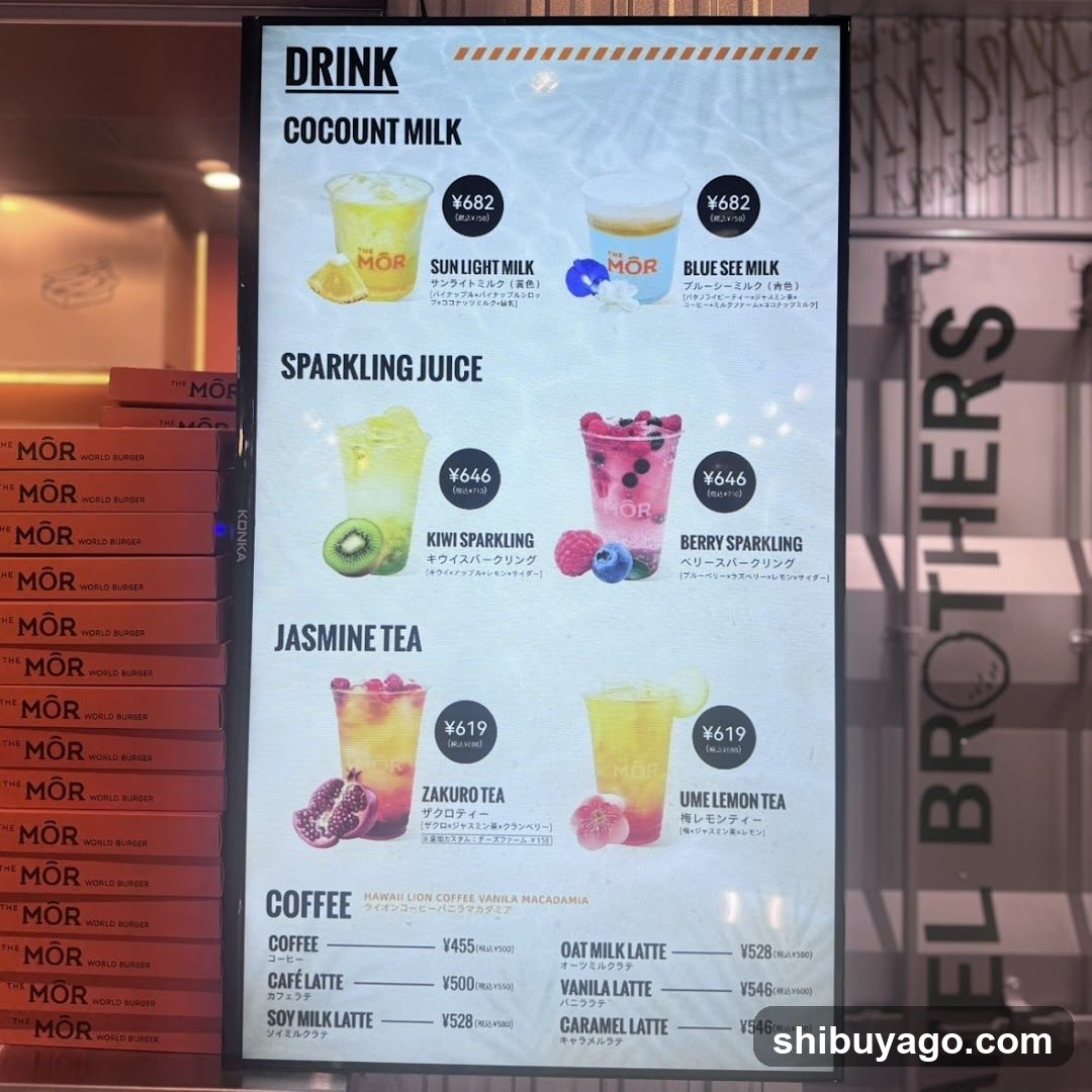 MOR Drink Menu Board