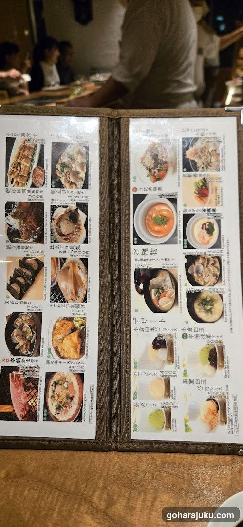Restaurant Interior Menu Display
