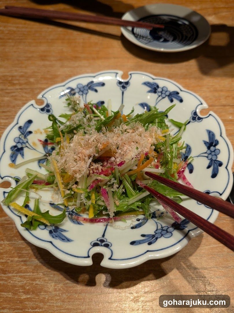 Salad with Sesame Topping
