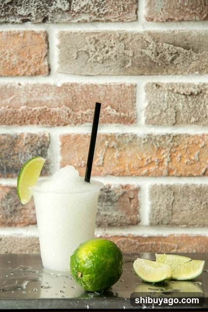 Lime Slushy Drink