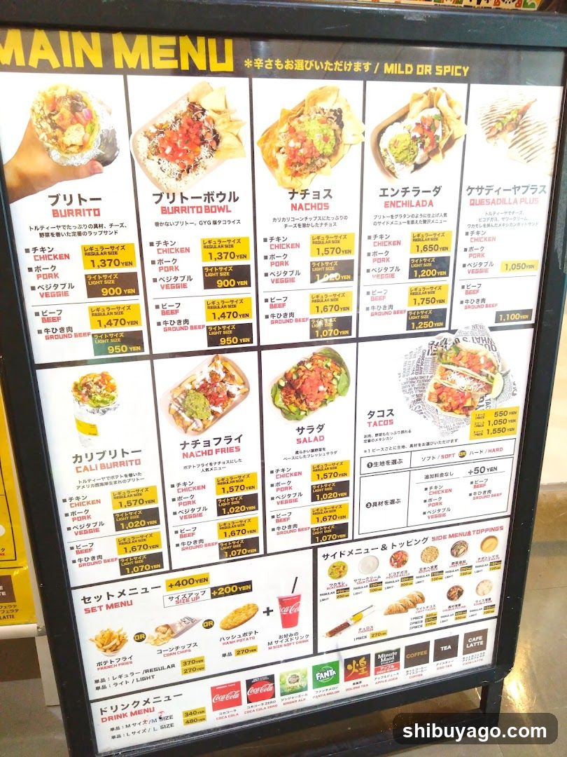 Main Menu Board