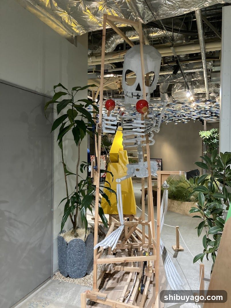 Skeleton Art Installation