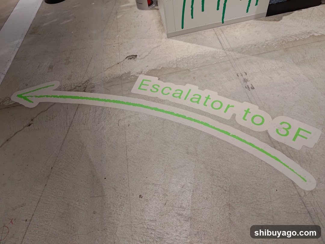 Floor Arrow Signage