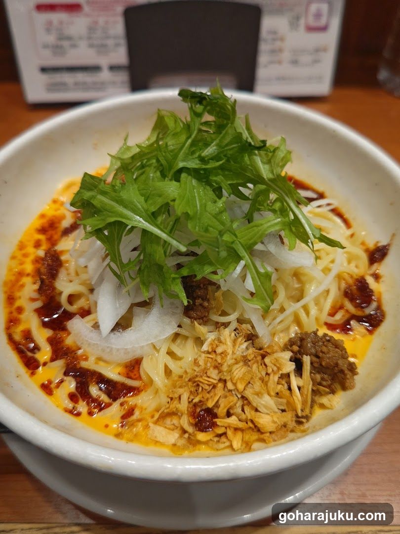Bowl of Noodles with Toppings