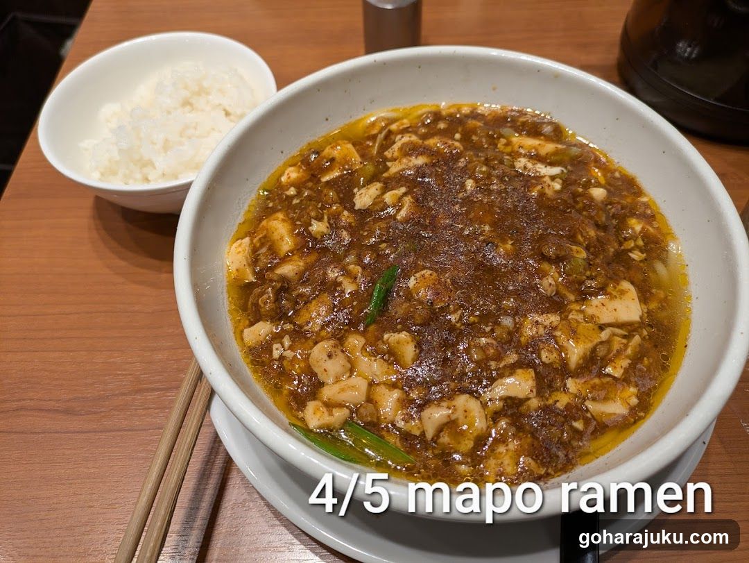 Mapo Ramen with Rice