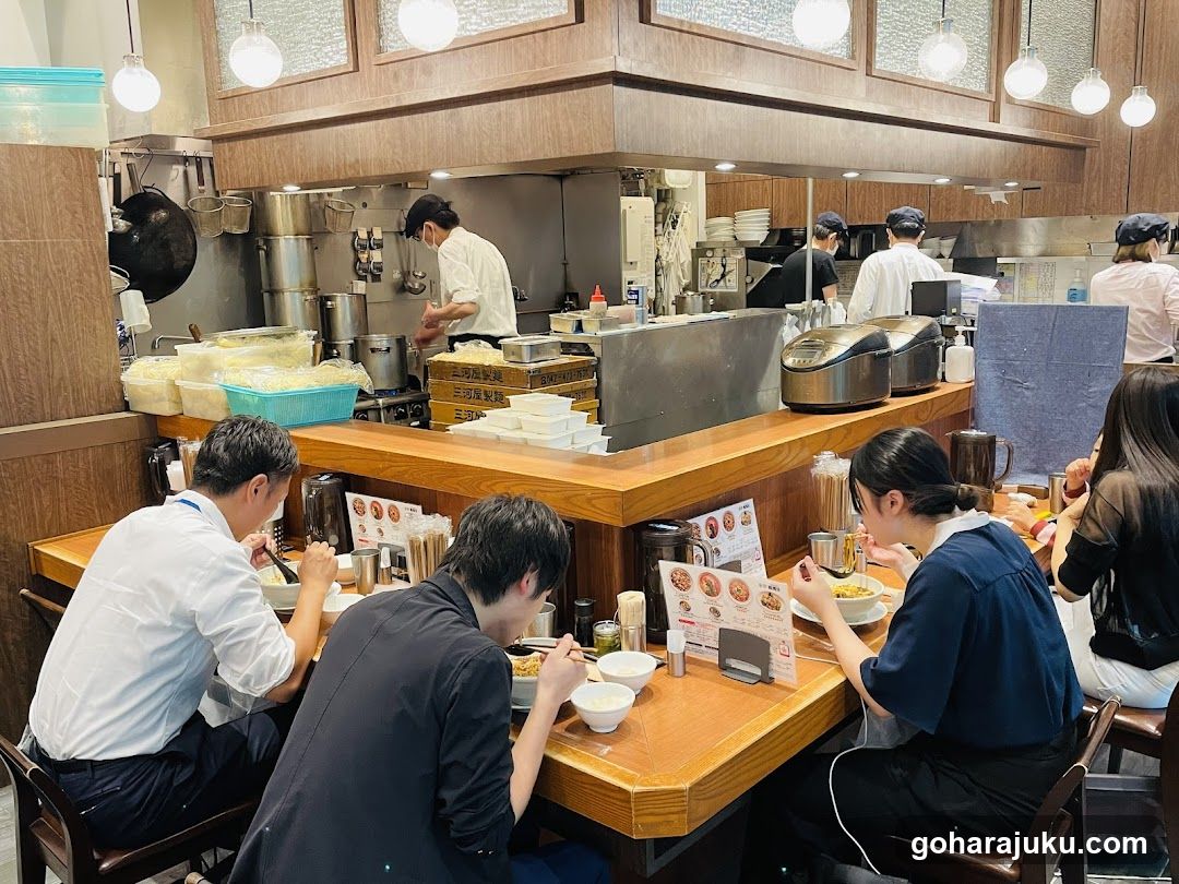 Diners at a Japanese Restaurant