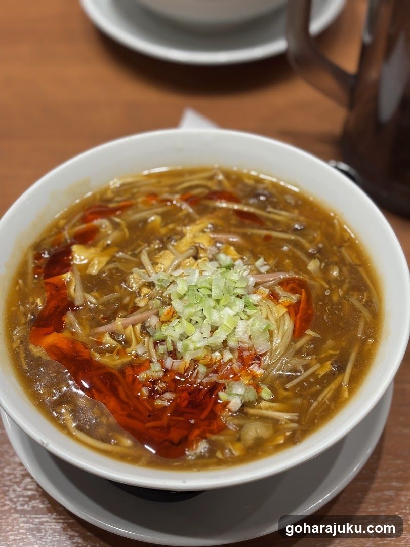 Bowl of Soup with Garnish