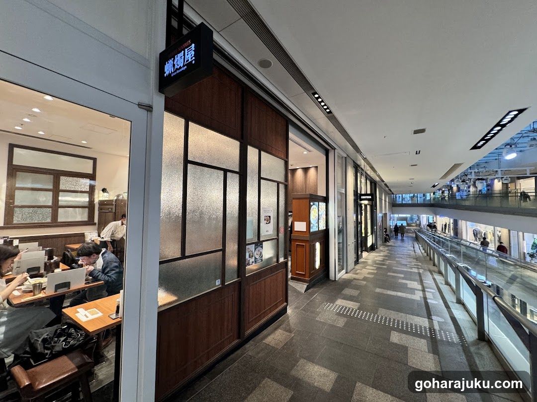 Shopping Mall Interior with Cafe and Walkway
