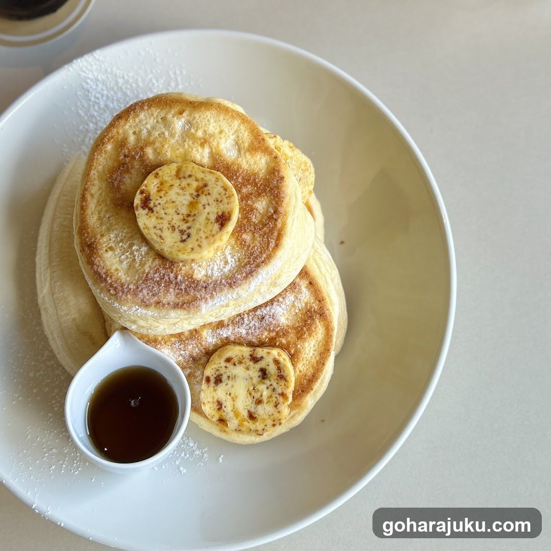 Pancakes with Butter and Syrup