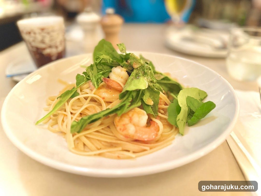 Shrimp Pasta with Greens