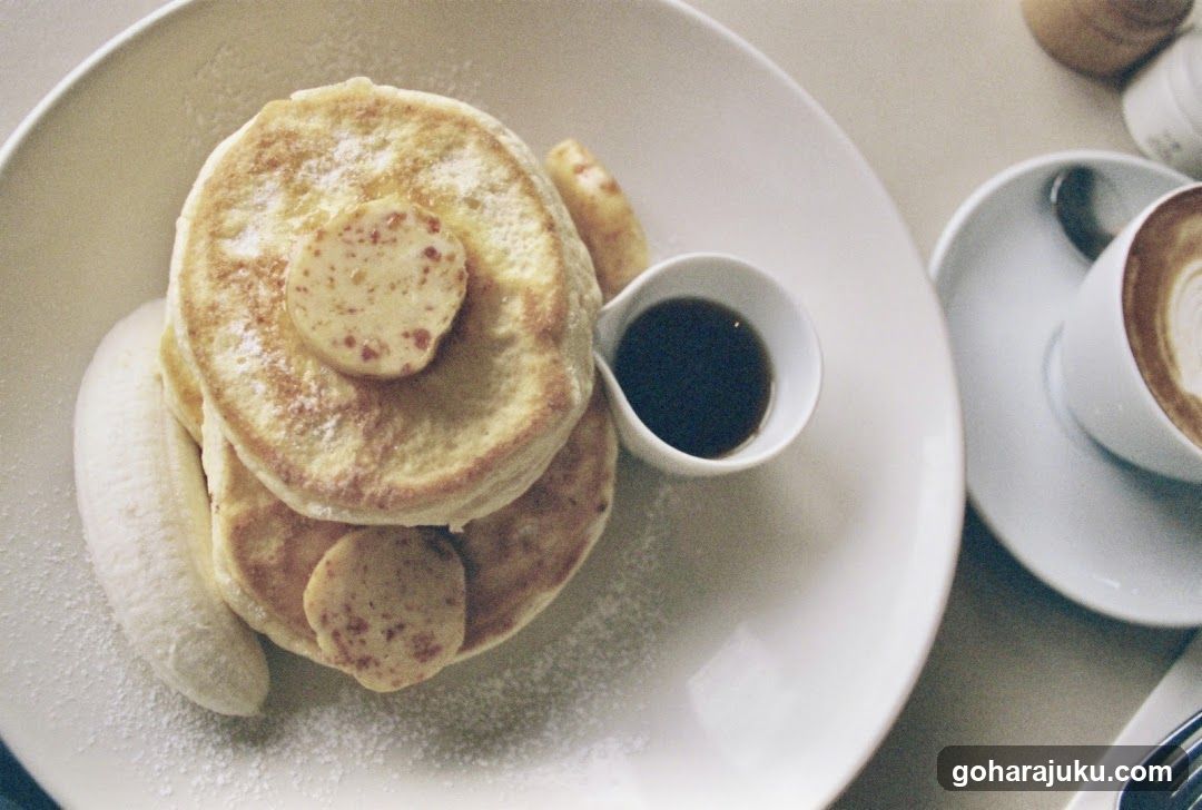 Pancakes with Butter and Syrup