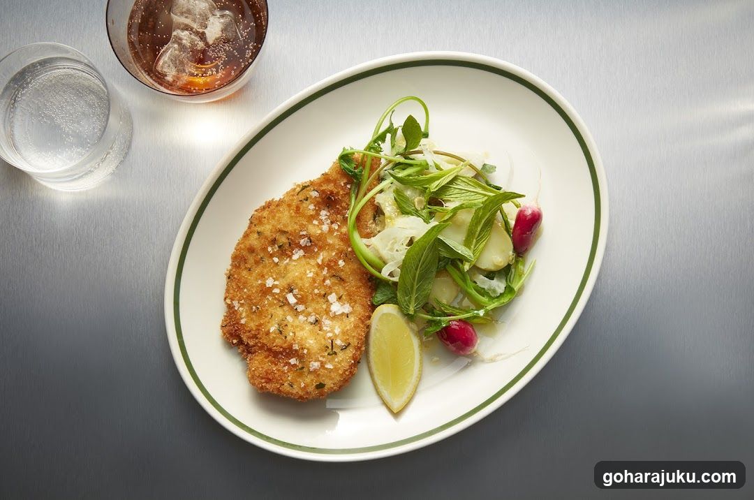 Breaded Cutlet with Salad