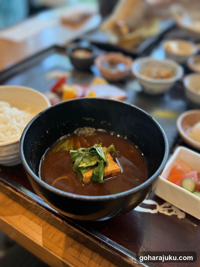 Japanese Meal with Miso Soup