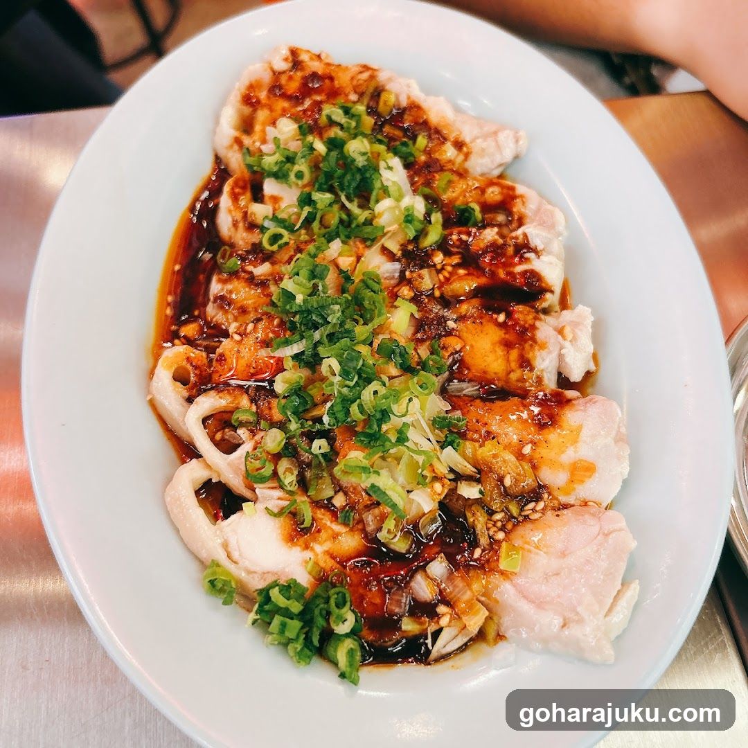 Steamed Chicken with Sauce and Scallions