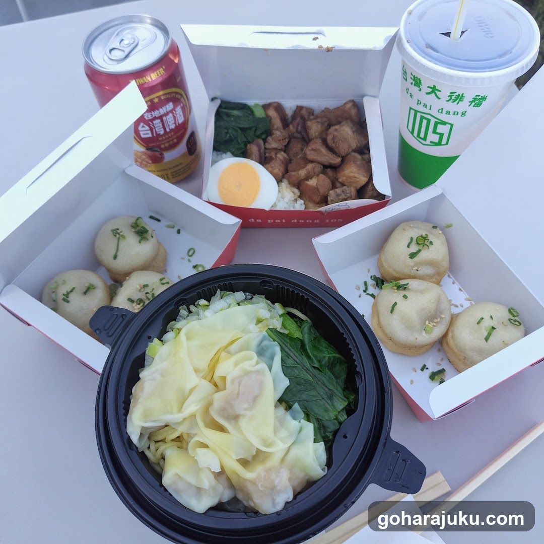 Takeout Meal Spread
