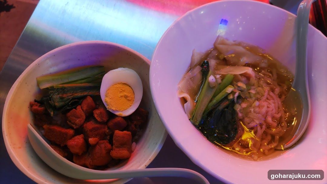 Noodle and Rice Bowl Meal