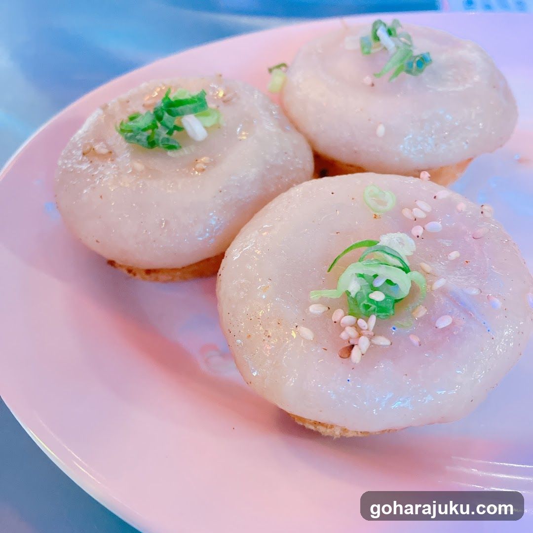Dumplings with Scallions and Sesame Seeds