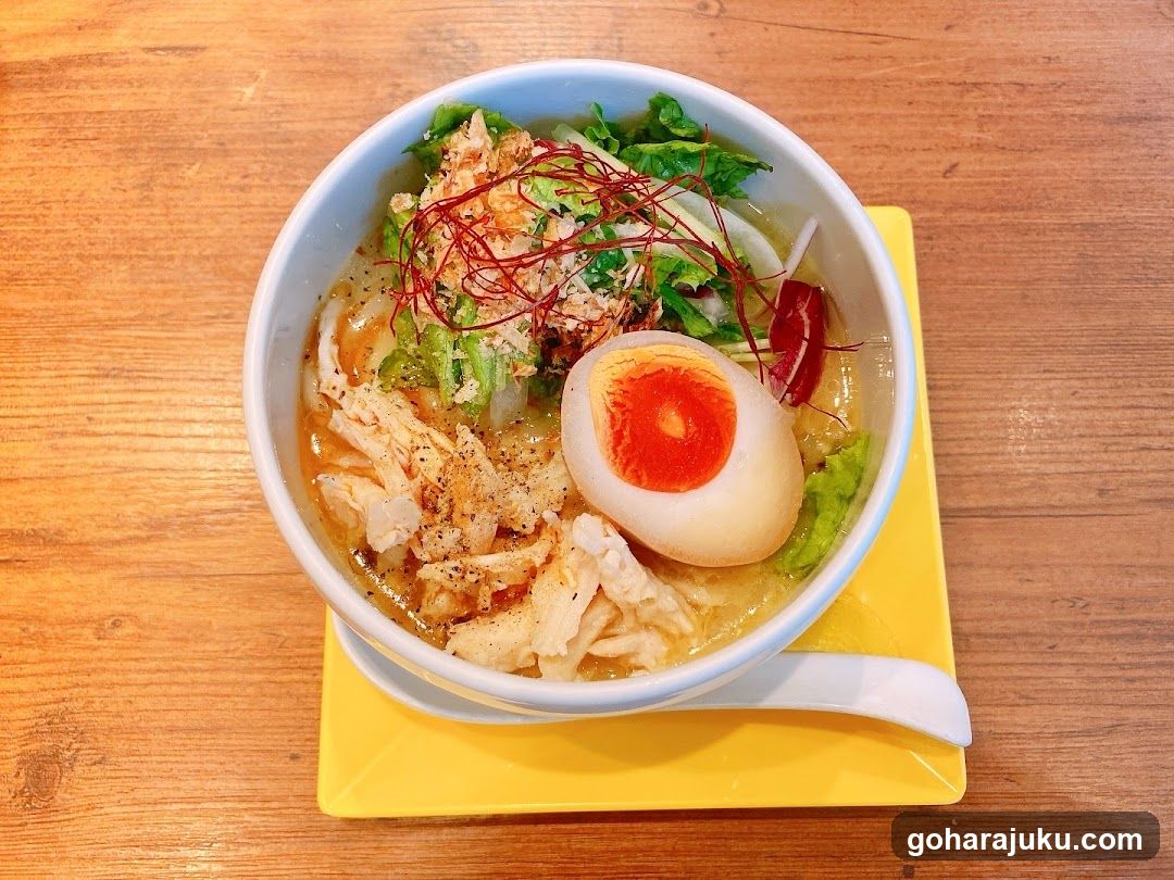 Ramen Bowl with Soft-Boiled Egg and Chicken