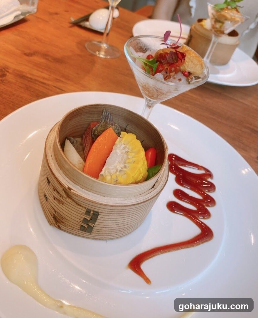 Dim Sum and Cocktail Plating