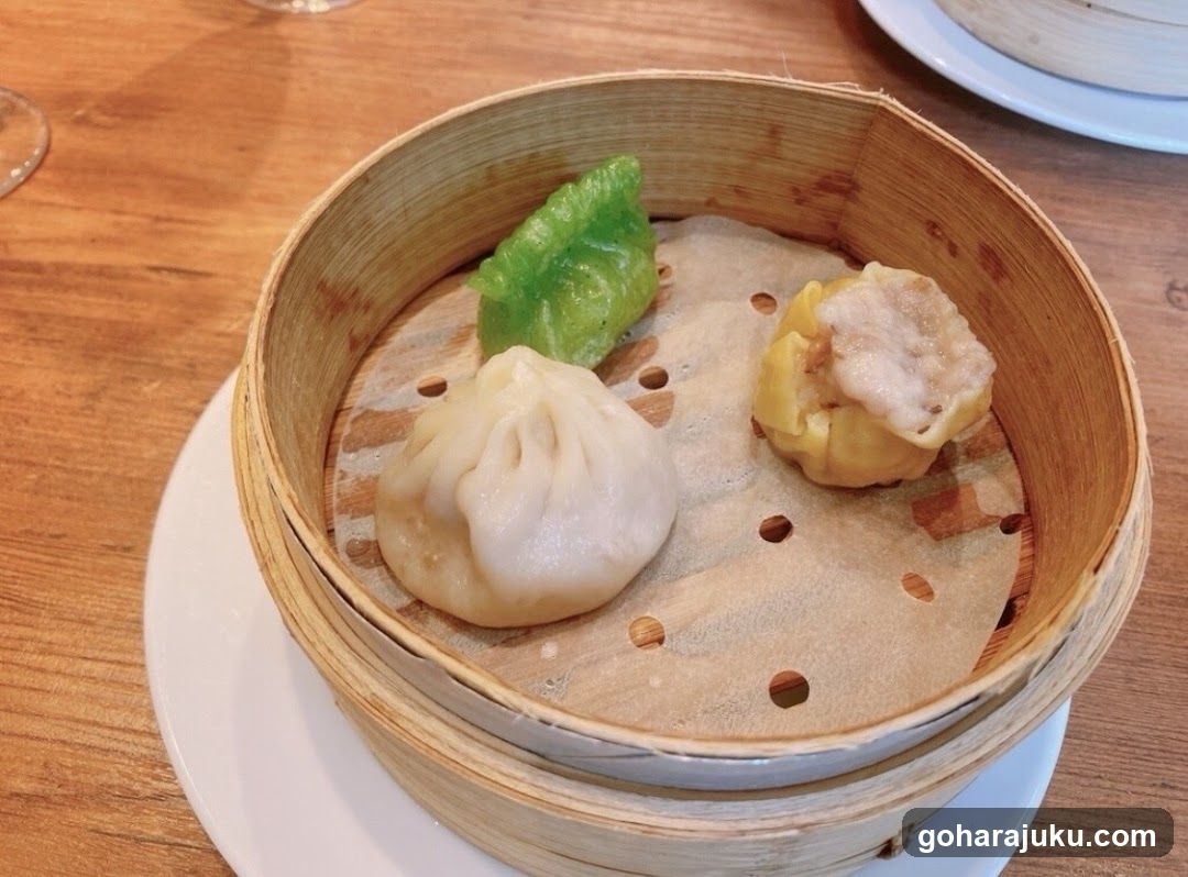 Dim Sum in Bamboo Steamer