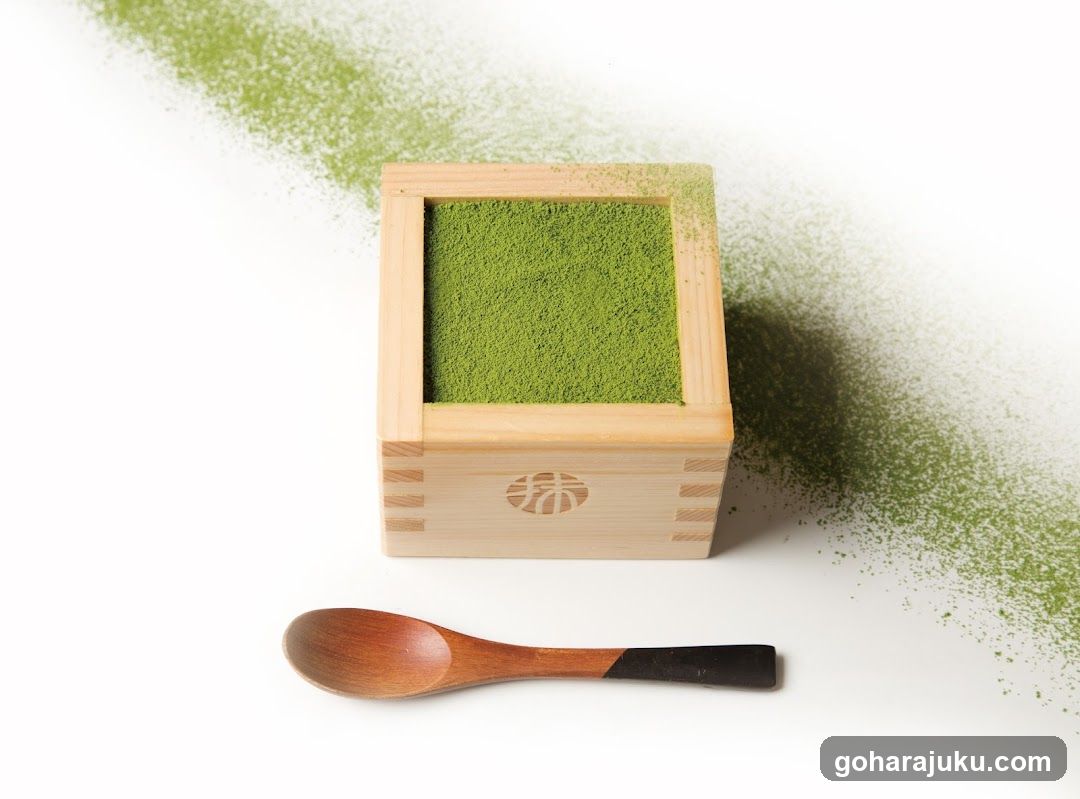 Matcha Powder in Wooden Box