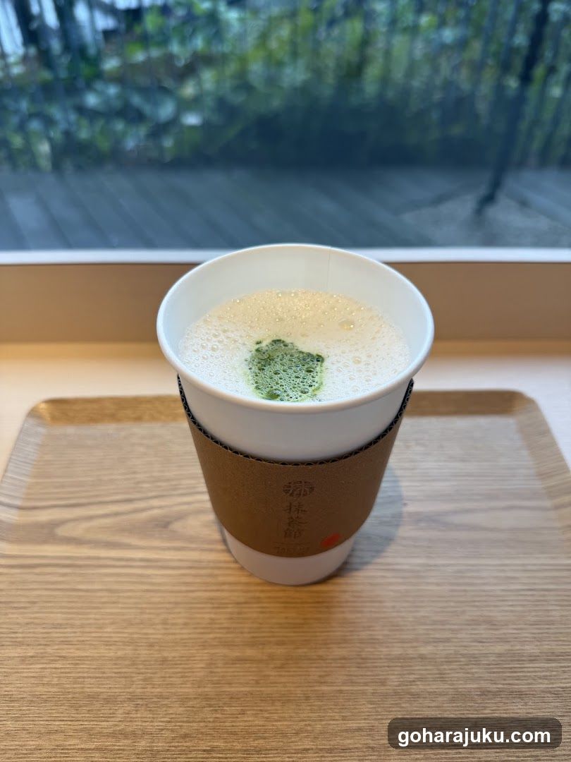 Matcha Latte in Cup
