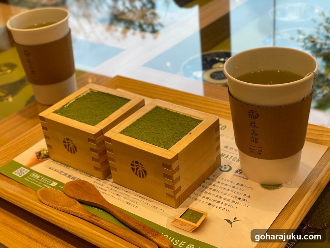 Matcha Tea Set Display