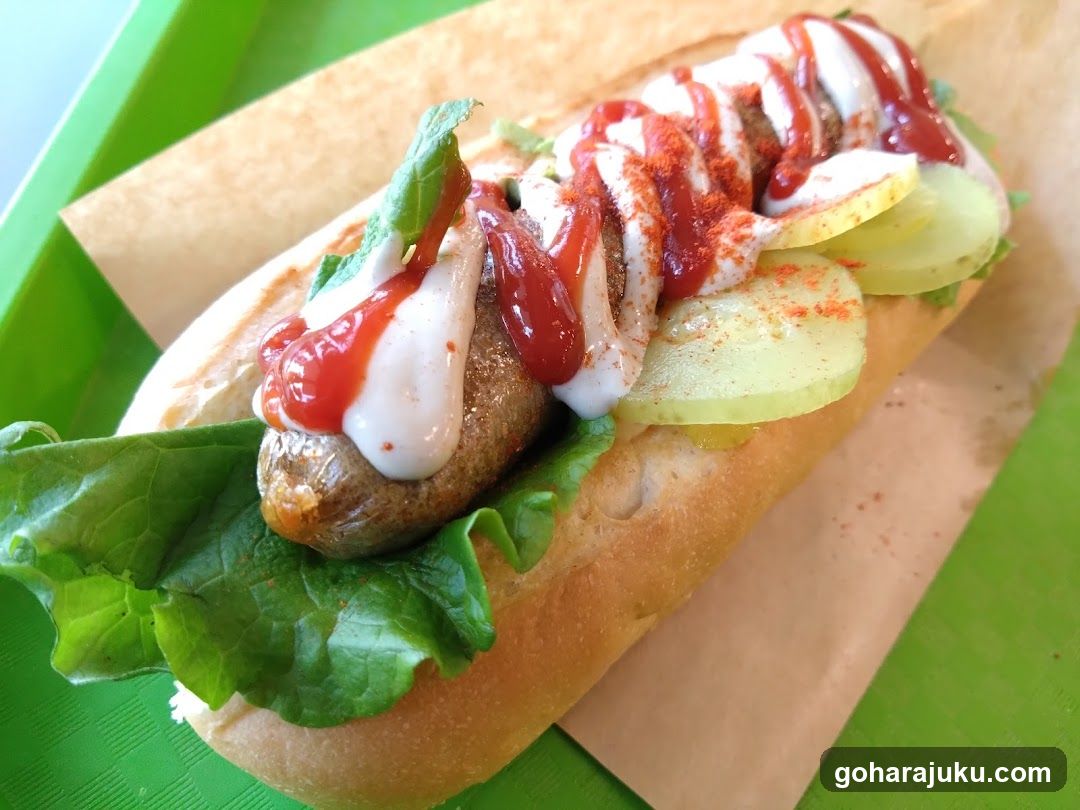 Sausage Dog with Toppings