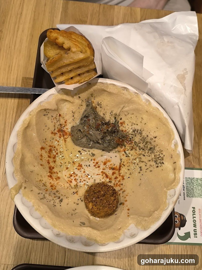 Hummus and Fries Meal