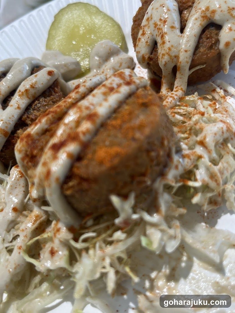 Meatballs with Sauce and Coleslaw