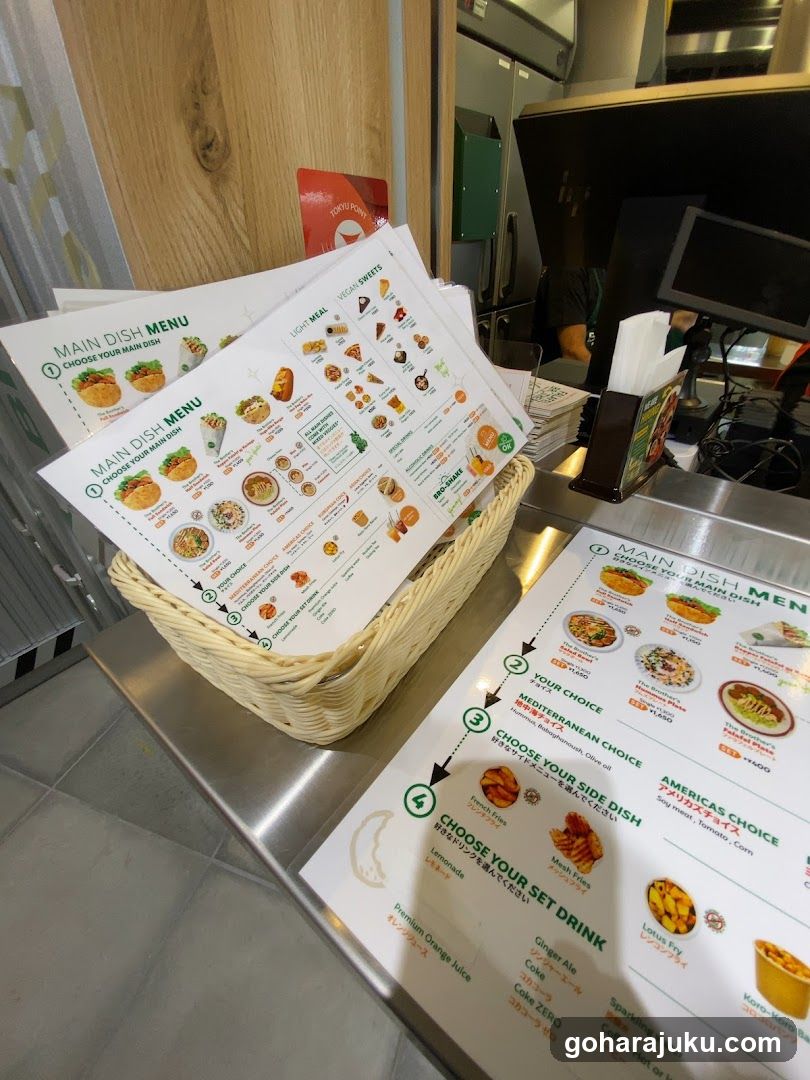 Restaurant Menu Display
