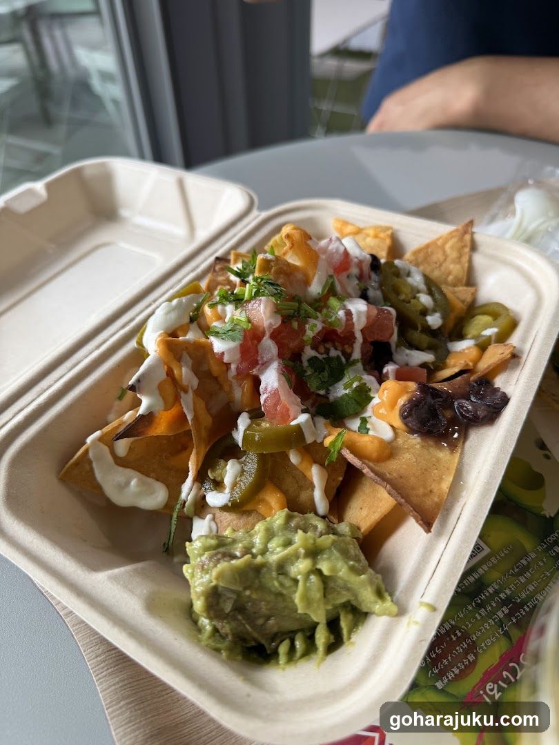 Loaded Nachos with Guacamole