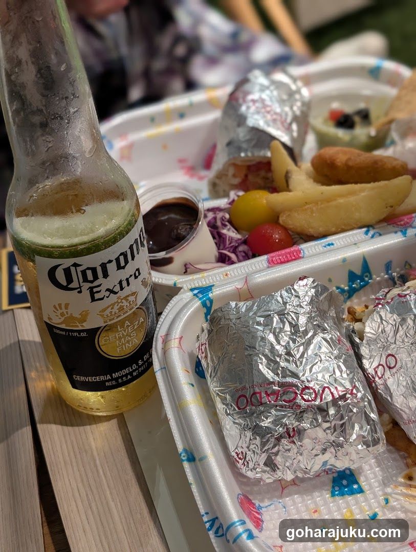 Food and Drink on a Table