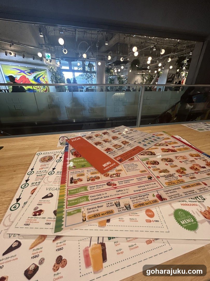 Restaurant Menu Display