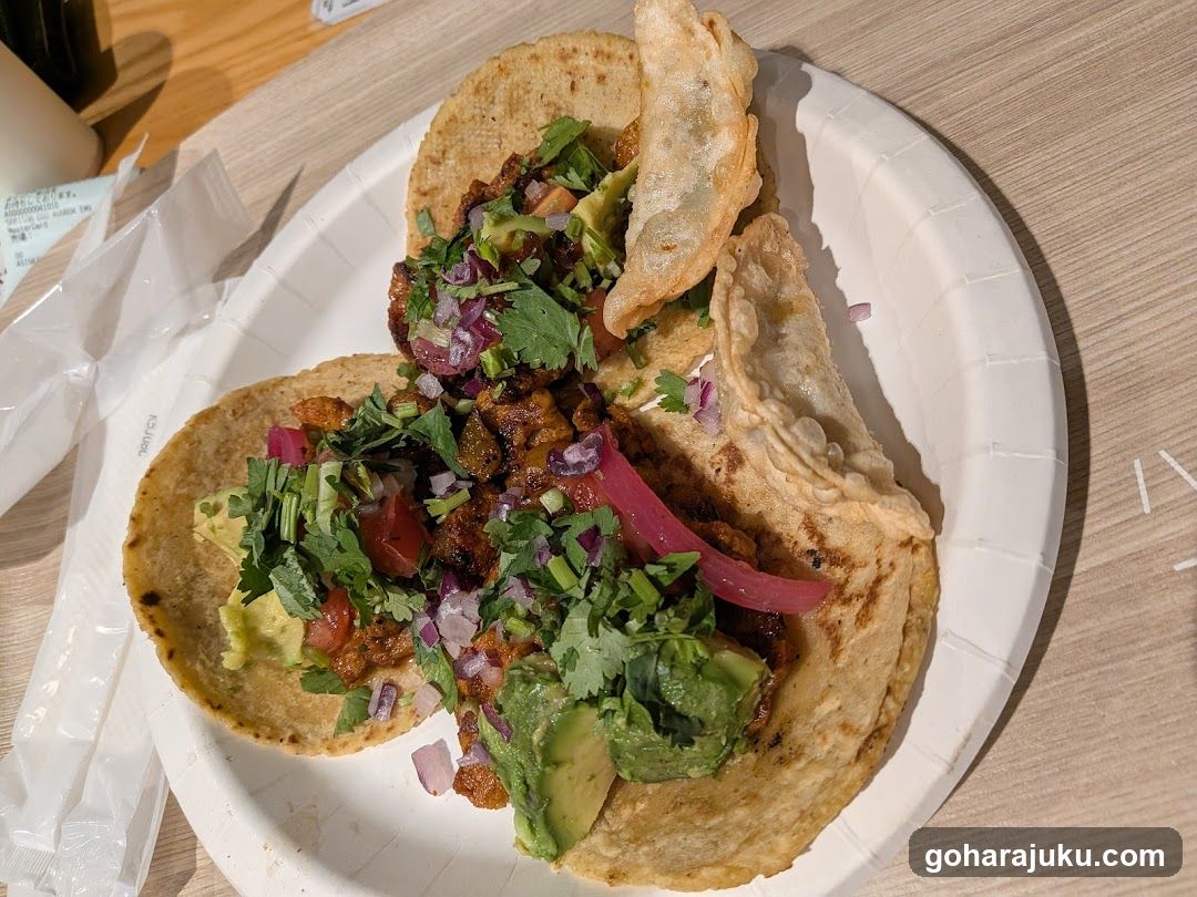 Tacos with Guacamole and Cilantro