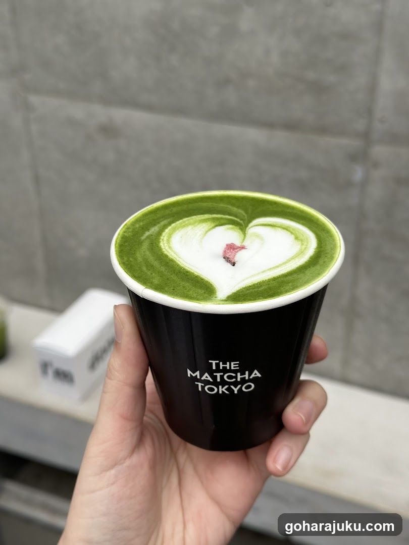 Matcha Latte in Cup