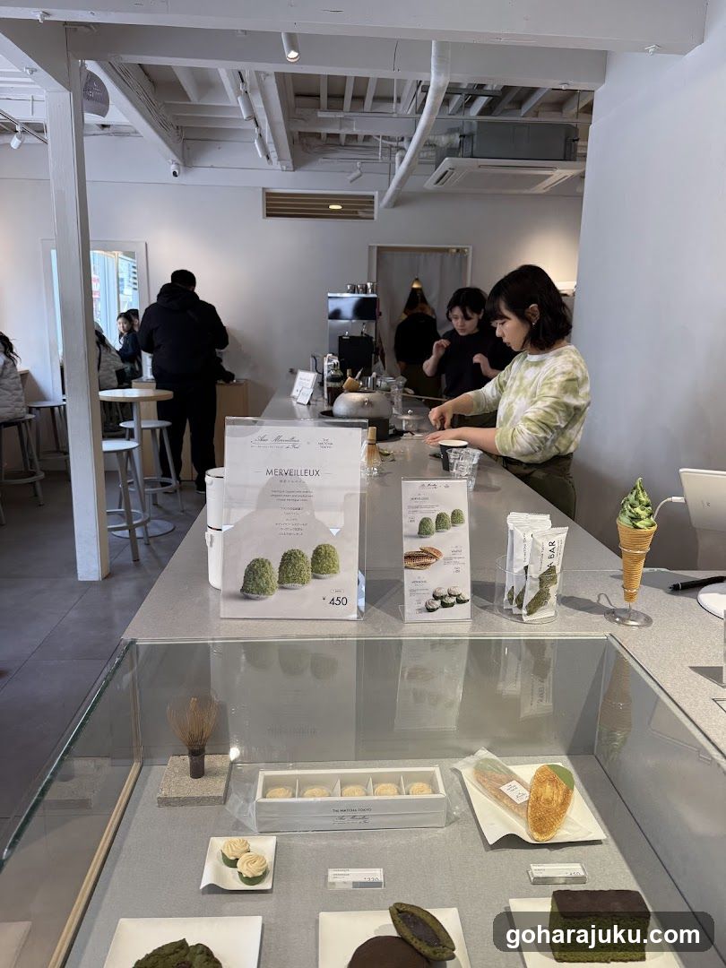 Interior of a cafe or bakery
