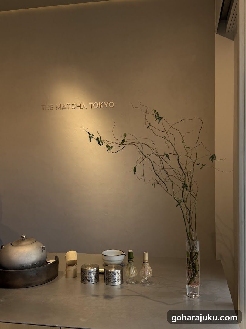 Interior Display with Tea Set and Decor
