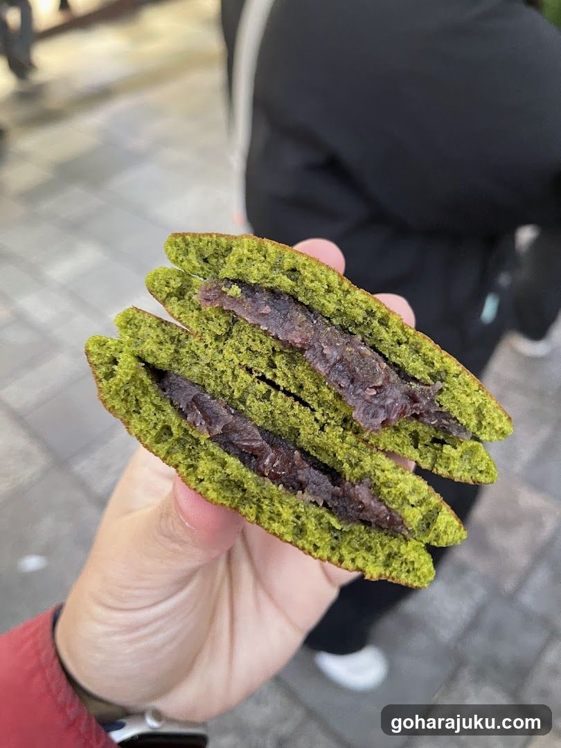 Matcha Bean Paste Pastry