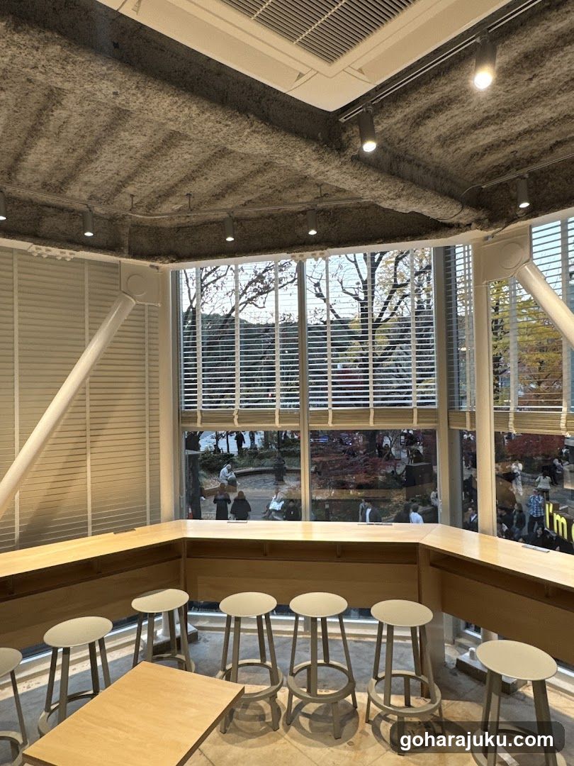 Interior of a modern café or restaurant