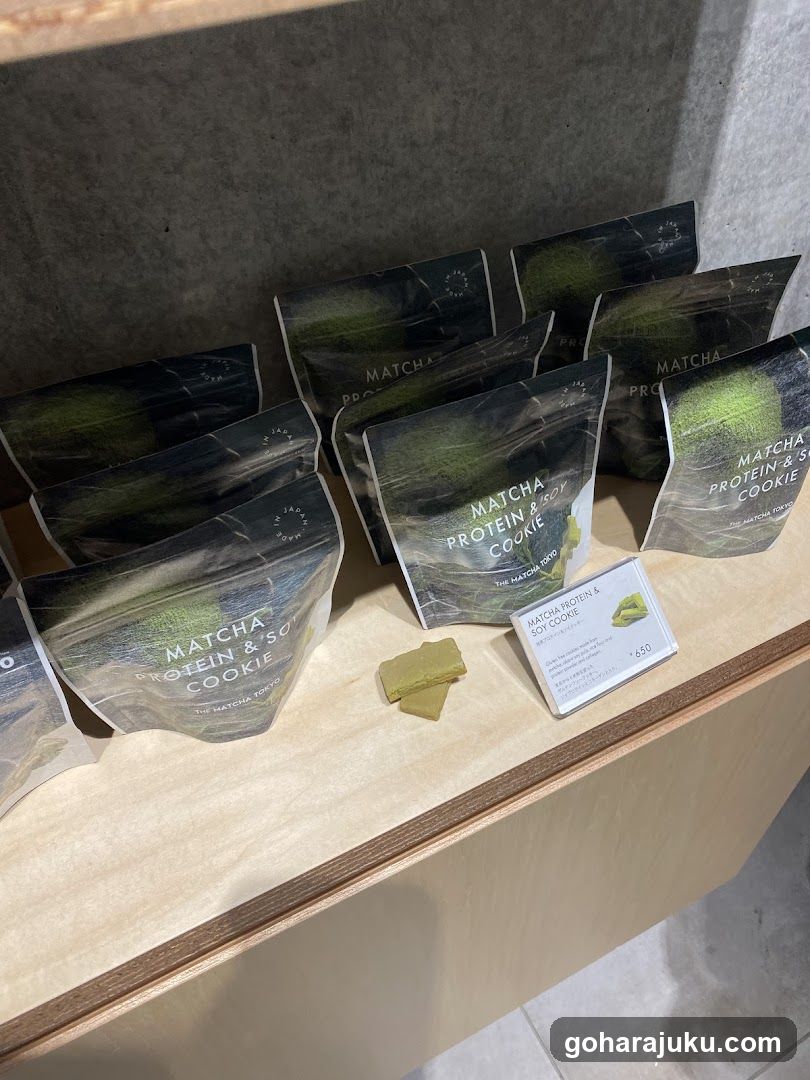 Matcha Protein & Soy Cookie Display