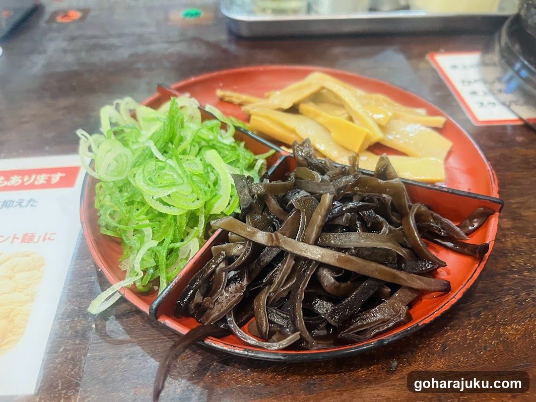 Side Dishes on a Red Plate