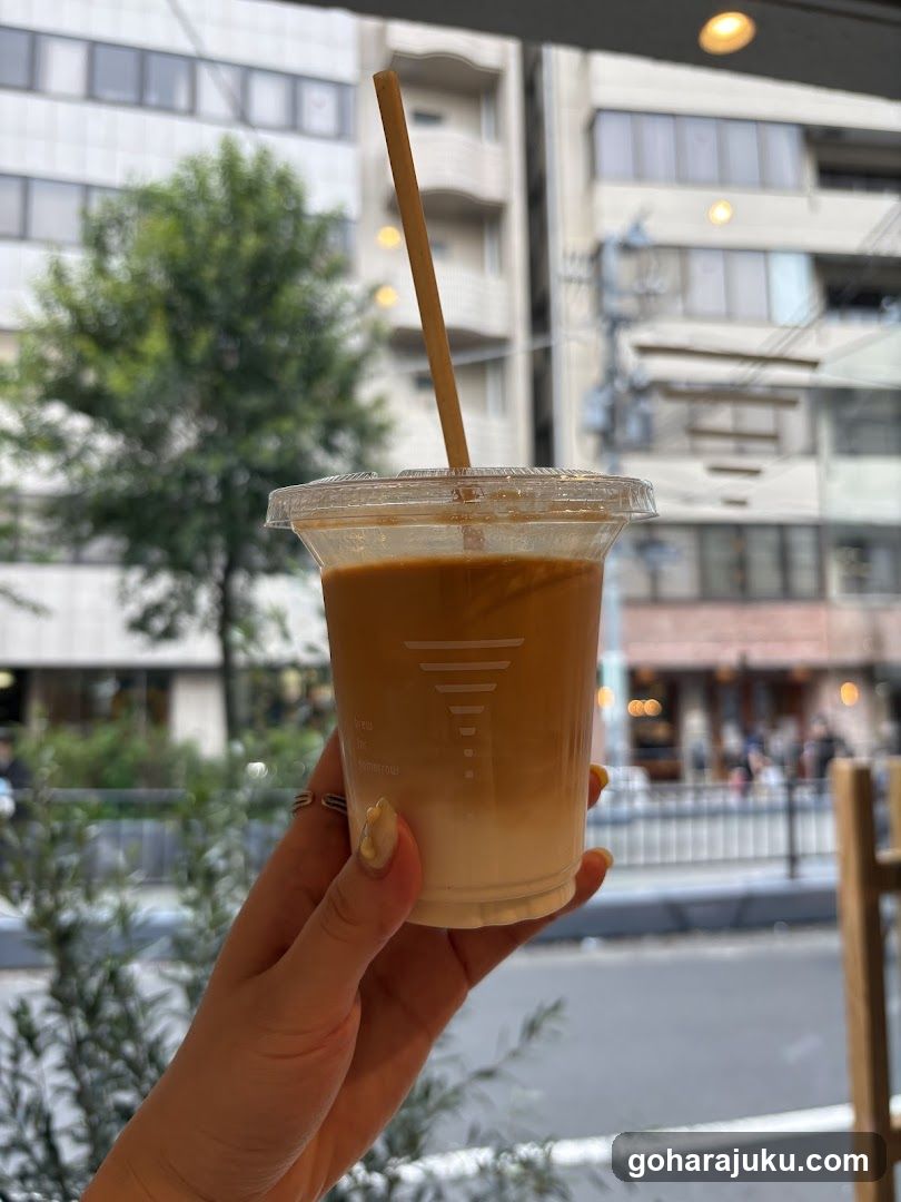 Iced Coffee with Straw