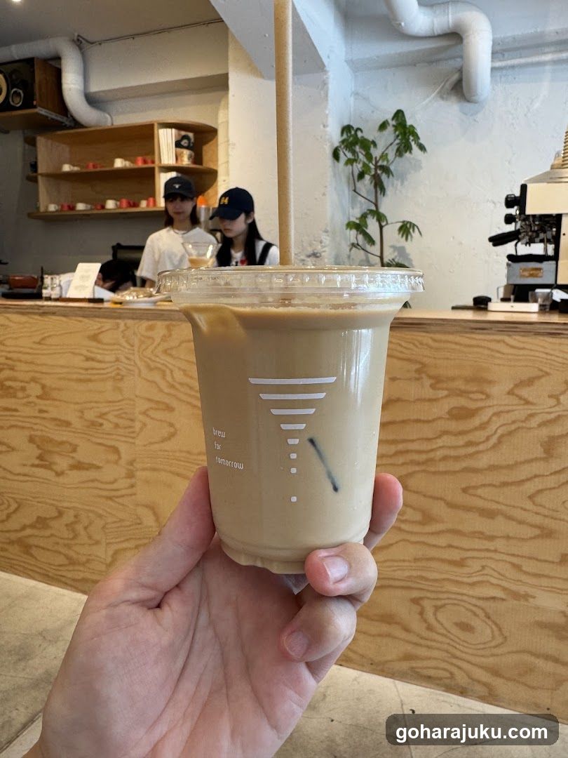 Iced Coffee in a Cafe
